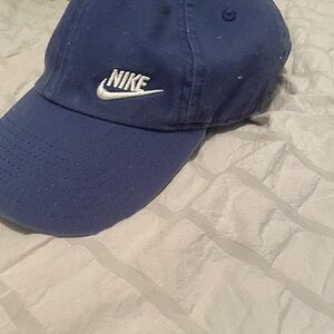 Nike Navy Blue Cap with White Logo
